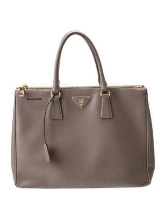 Prada Saffiano Leather Galleria Double Zip Large