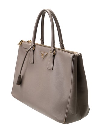 Prada Saffiano Leather Galleria Double Zip Large