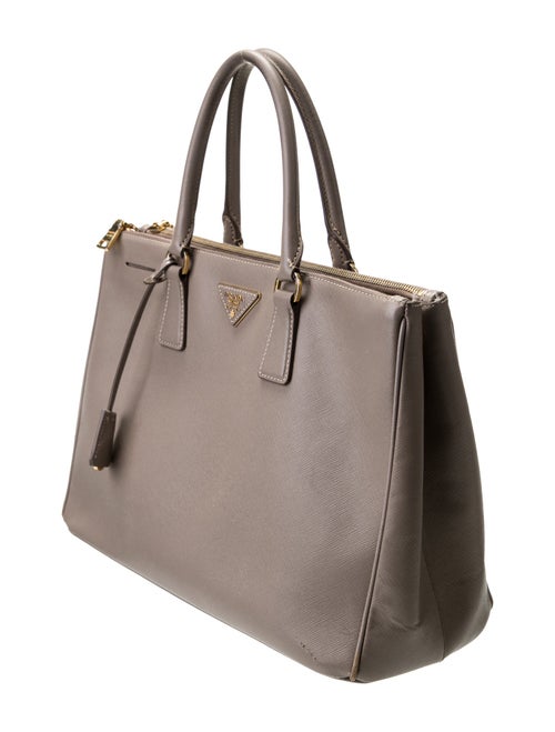Prada Saffiano Leather Galleria Double Zip Large