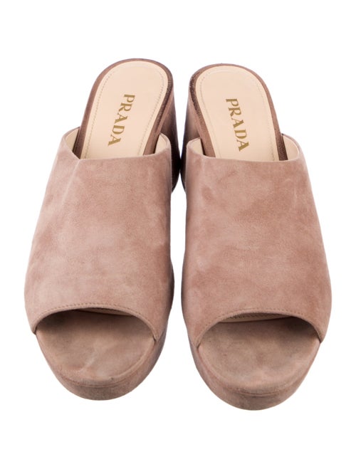 Prada Suede Mules