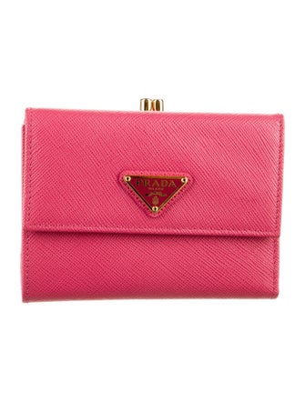 Prada Saffiano Metal Leather Wallet