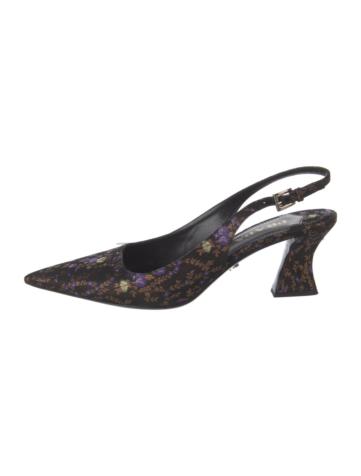Prada Printed Slingback Pumps