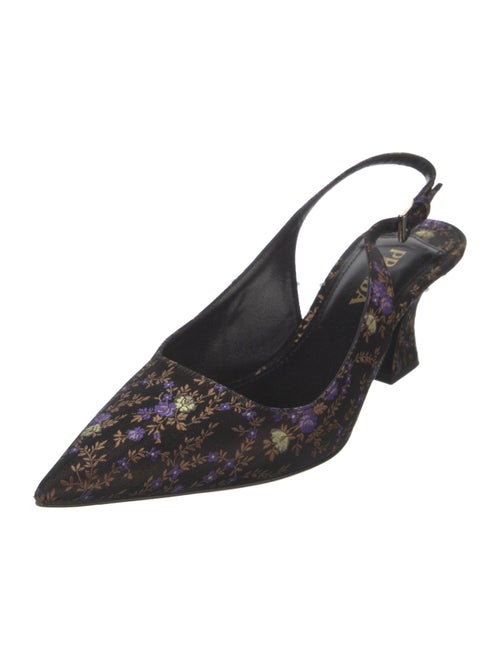 Prada Printed Slingback Pumps