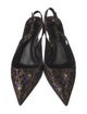 Prada Printed Slingback Pumps