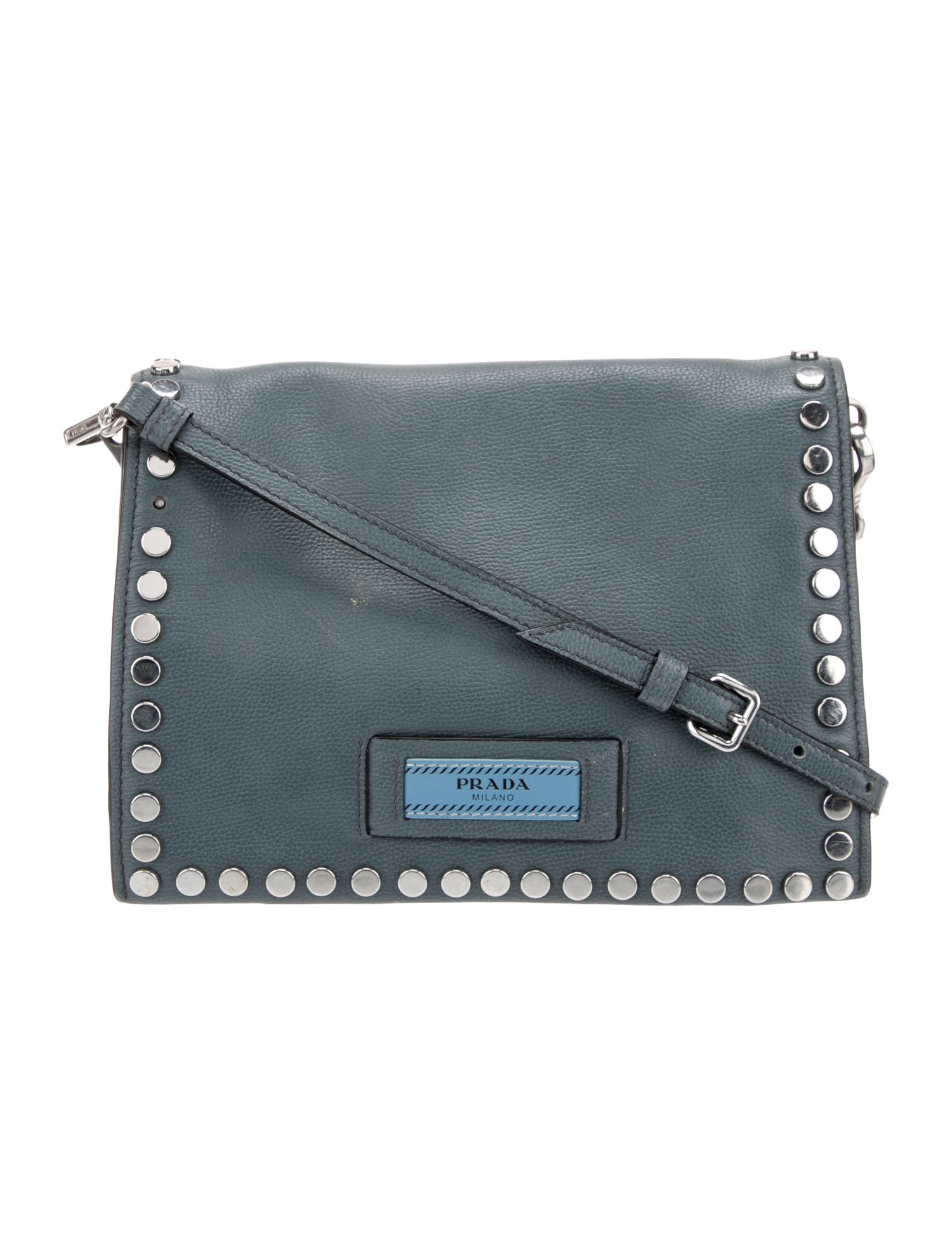 Prada Glace Calf Leather Etiquette Messenger
