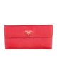 Prada Saffiano Lux Leather Continental Wallet