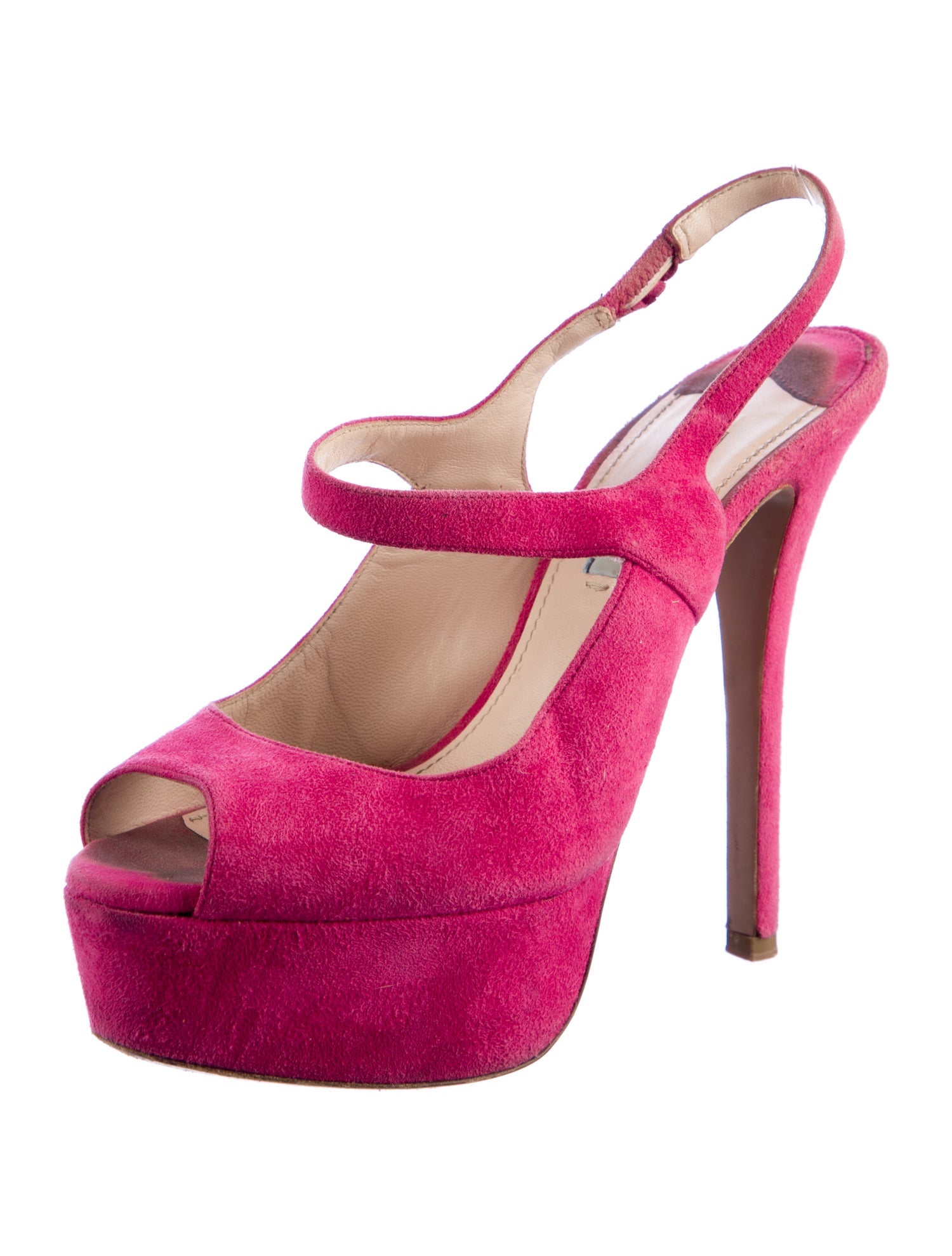 Prada Suede Slingback Pumps