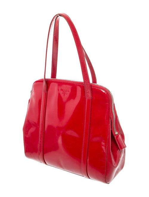 Prada Spazzolato Leather Top Handle Bag