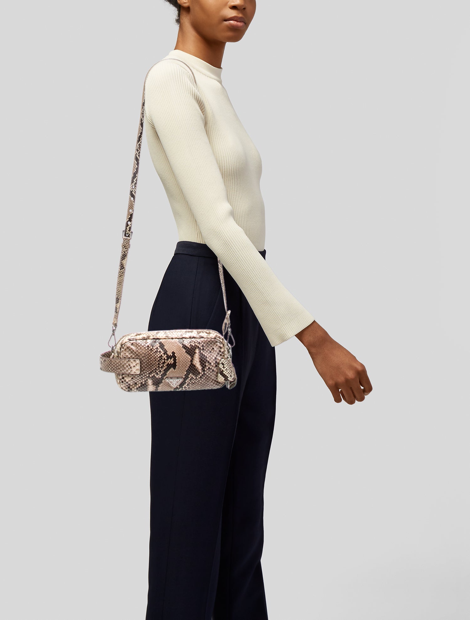 Prada Pitone Crossbody Bag