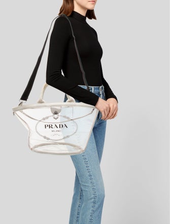 Prada PVC Top Handle Bag