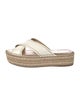 Prada Leather Espadrilles
