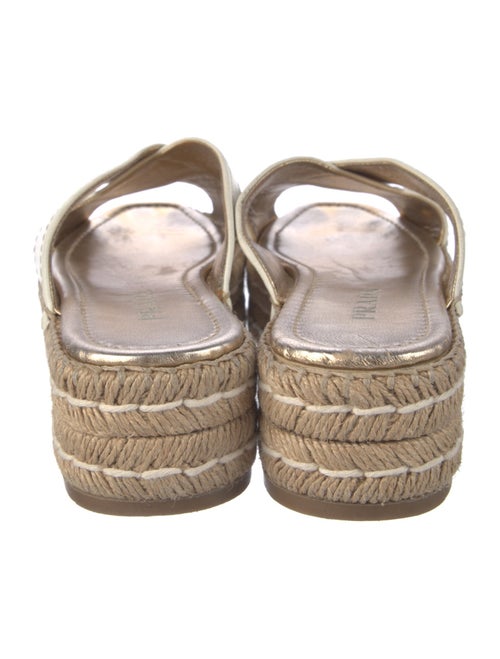 Prada Leather Espadrilles