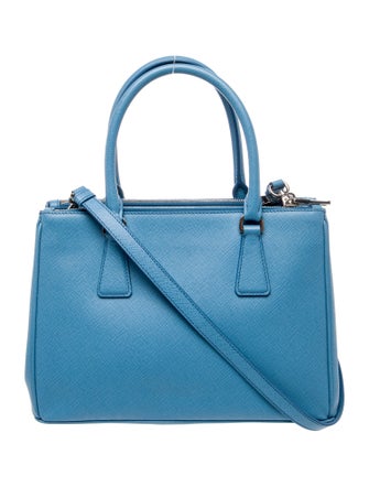 Prada Saffiano Leather Galleria Double Zip Small