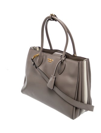 Prada Signature City Calf Leather Bibliothèque Medium