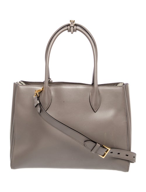 Prada Signature City Calf Leather Bibliothèque Medium