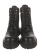 Prada Leather Combat Boots