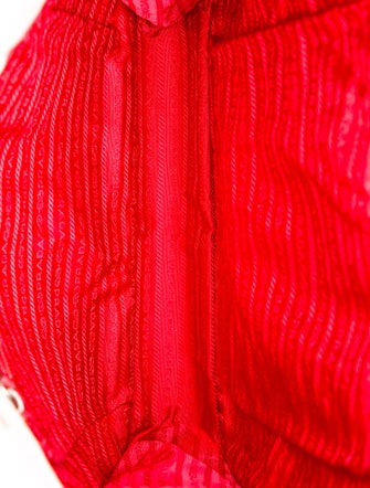 Prada Enameled Metal Triangle Tote