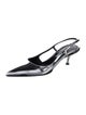 Prada Patent Leather Slingback Pumps