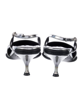 Prada Patent Leather Slingback Pumps