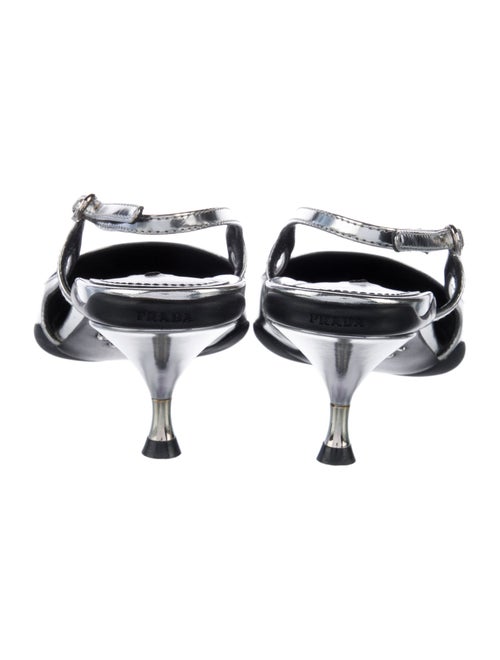 Prada Patent Leather Slingback Pumps