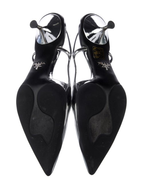 Prada Patent Leather Slingback Pumps