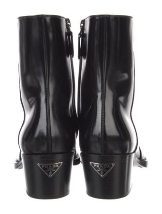 Prada Leather Sock Boots