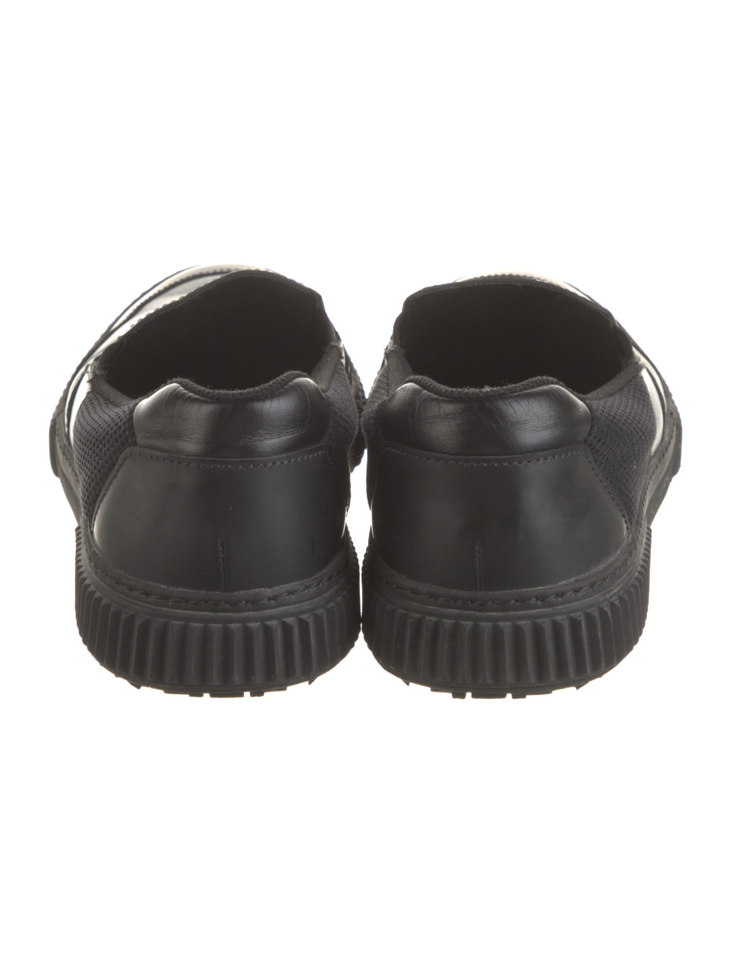 Prada Leather Printed Sneakers