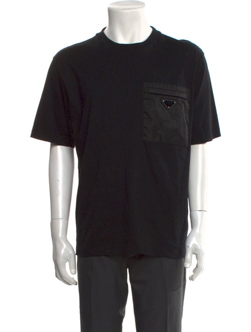 Prada 2024 Enameled Metal Triangle T-Shirt