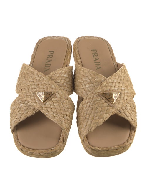 Prada Straw Espadrilles