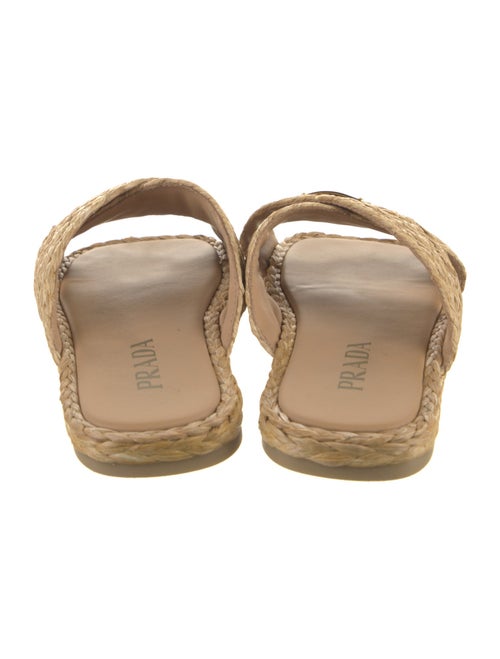 Prada Straw Espadrilles