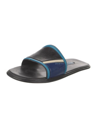 Prada Rubber Printed Slides
