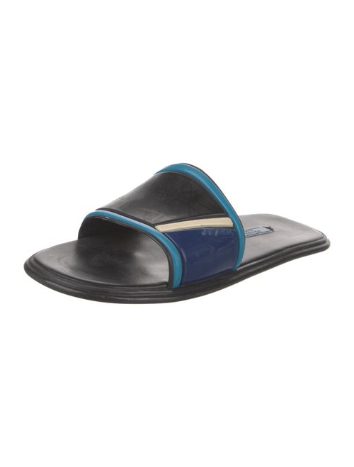 Prada Rubber Printed Slides