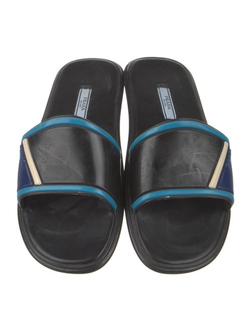 Prada Rubber Printed Slides