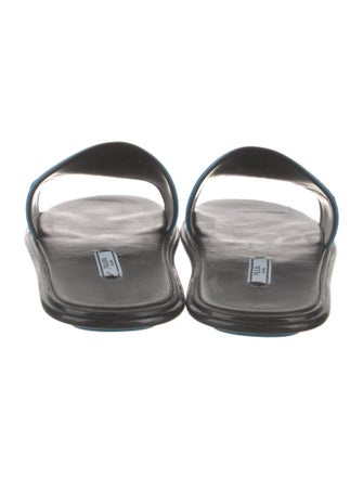 Prada Rubber Printed Slides