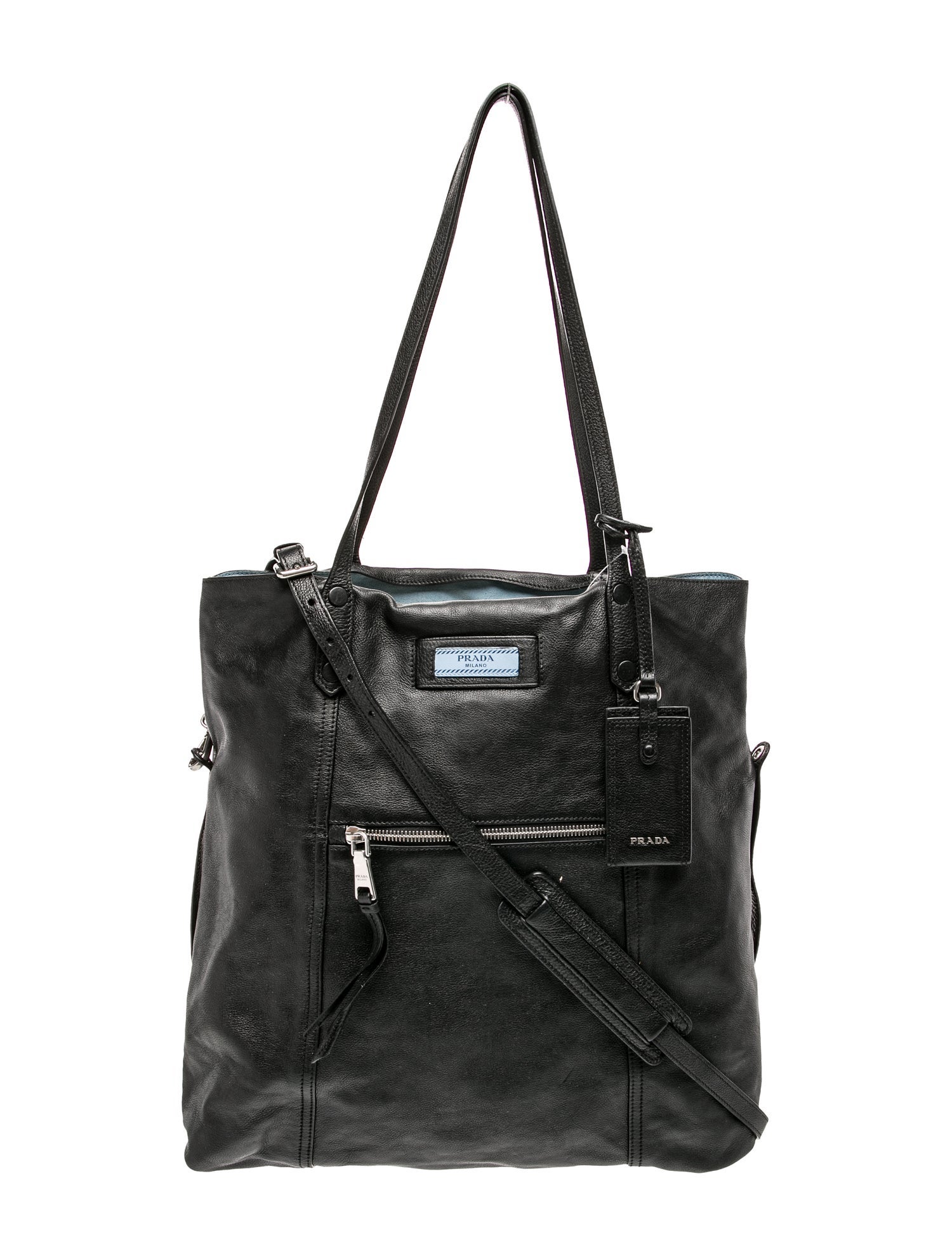 Prada Leather Tessuto Nylon Etiquette