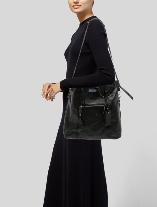 Prada Leather Tessuto Nylon Etiquette