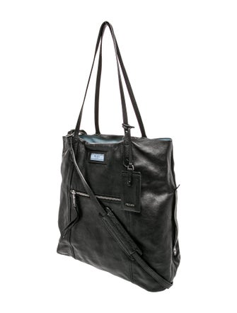 Prada Leather Tessuto Nylon Etiquette