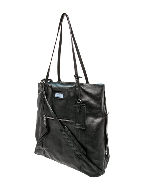 Prada Leather Tessuto Nylon Etiquette