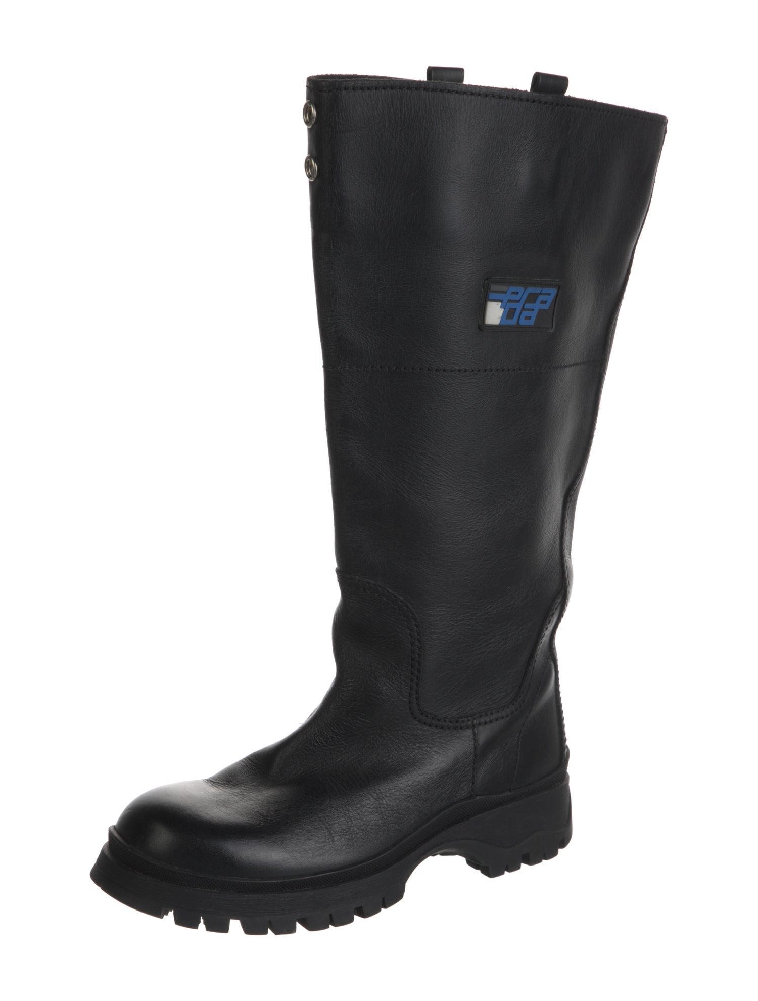 Prada Leather Rain Boots