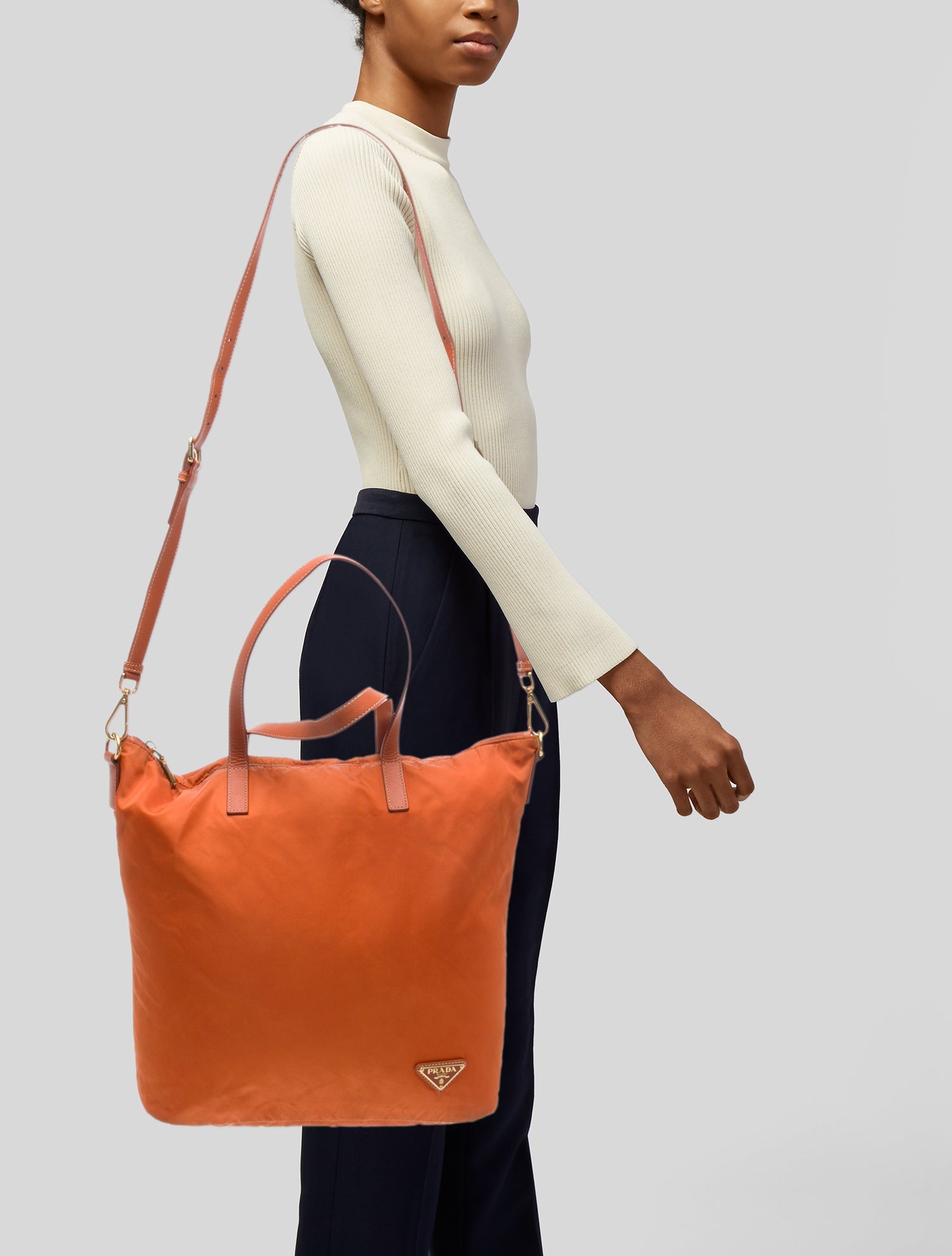 Prada Saffiano Leather Messenger Bag