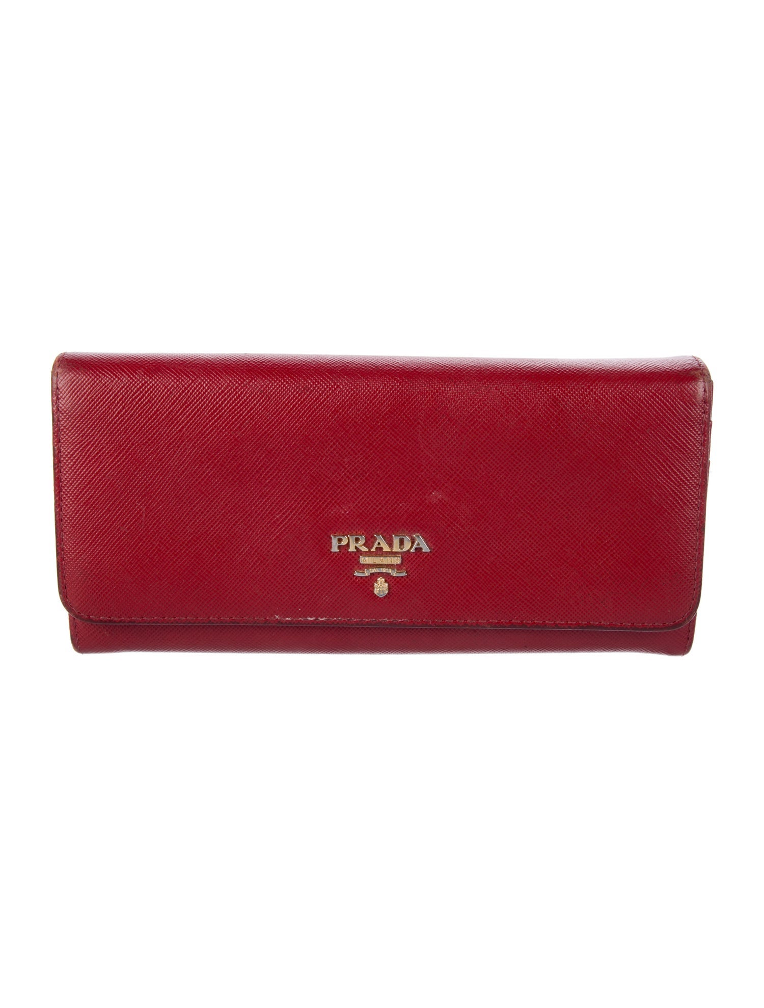 Prada Saffiano Lux Leather Continental Wallet