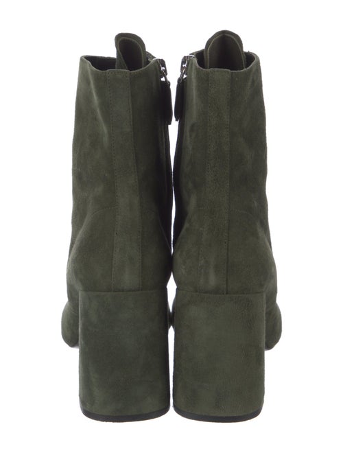 Prada Suede Lace-Up Boots
