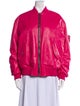 Prada 2021 Lamb Leather Bomber Jacket