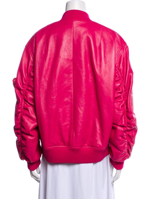 Prada 2021 Lamb Leather Bomber Jacket
