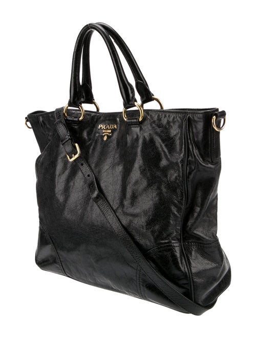 Prada Canvas Top Handle Bag