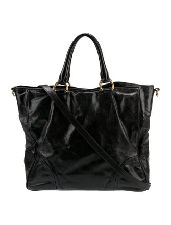 Prada Canvas Top Handle Bag