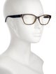 Prada Signature Logo Square Eyeglasses