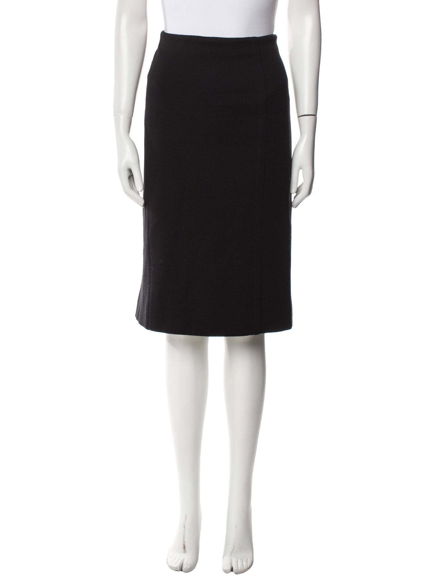 Prada Virgin Wool Knee-Length Skirt