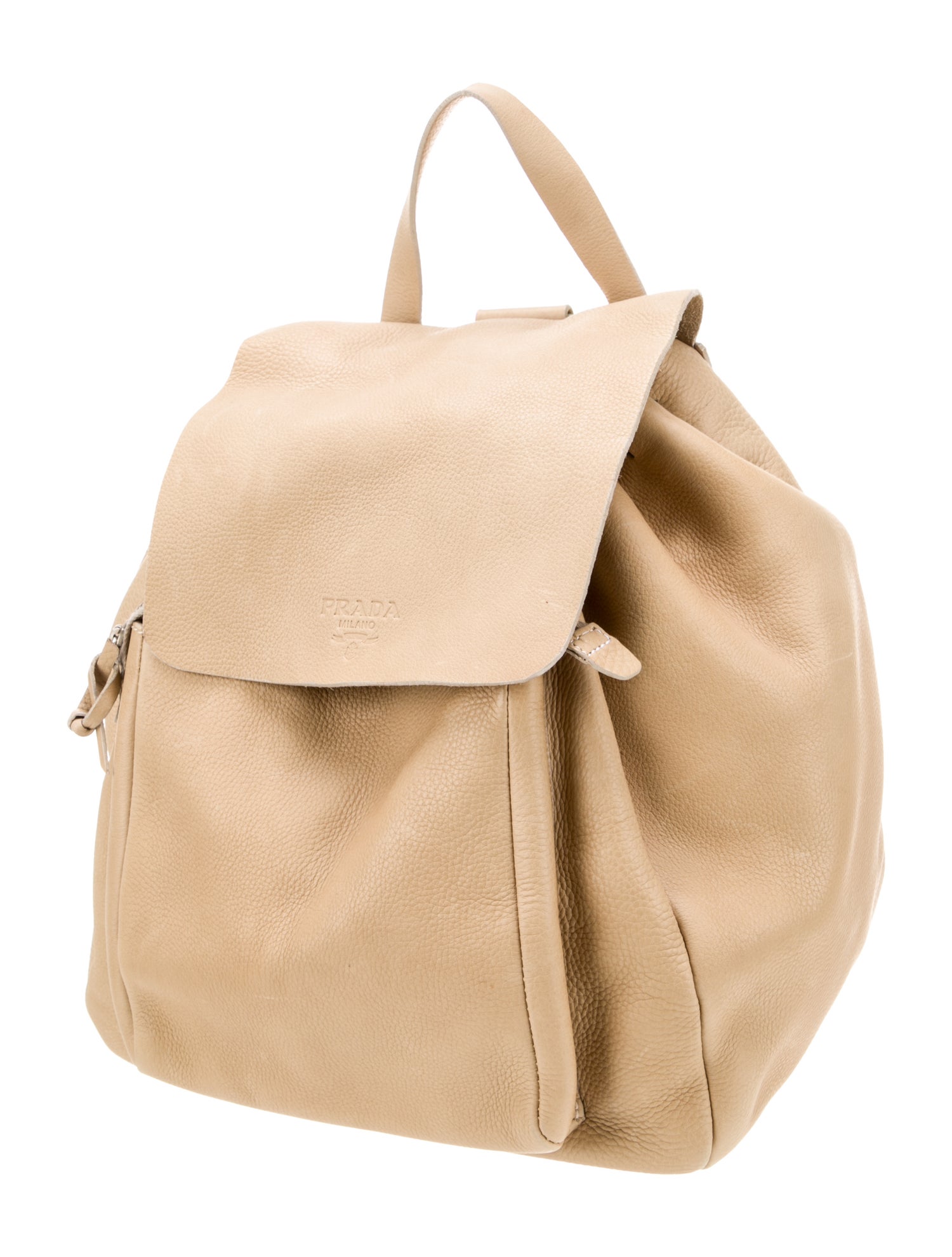 Prada Vitello Daino Leather Backpack