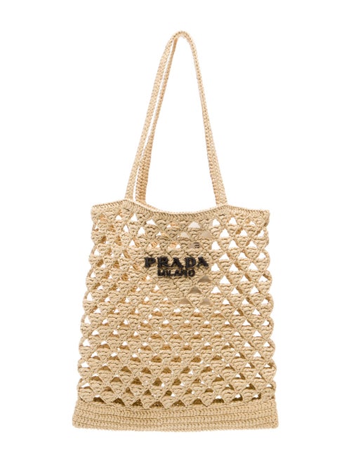 Prada Raffia Grass Tote